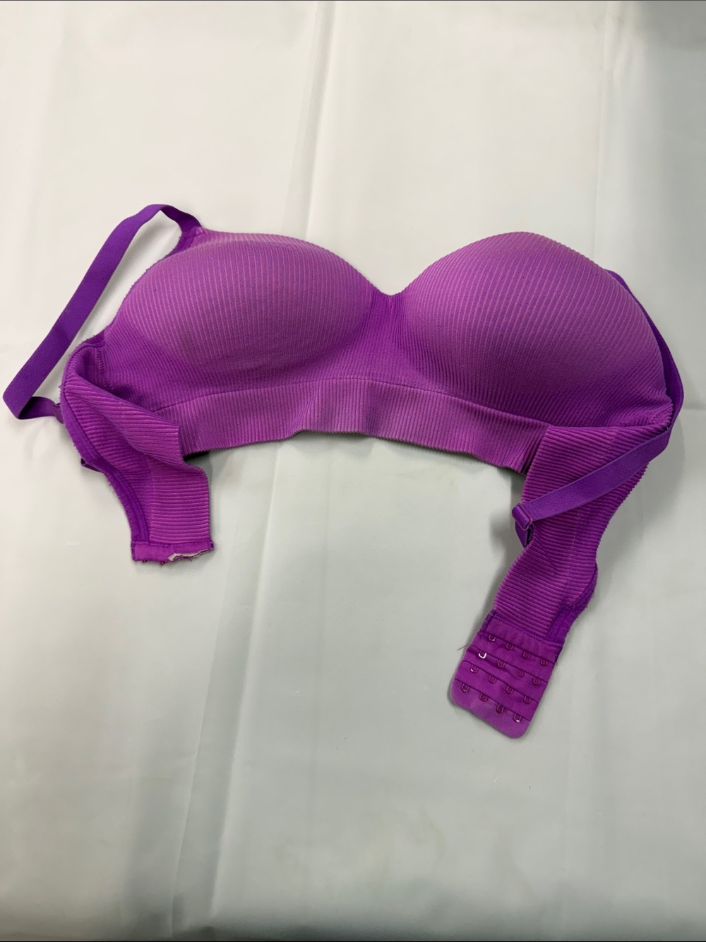 No Boundaries Strapless Convertible Bra in Bright Purple
